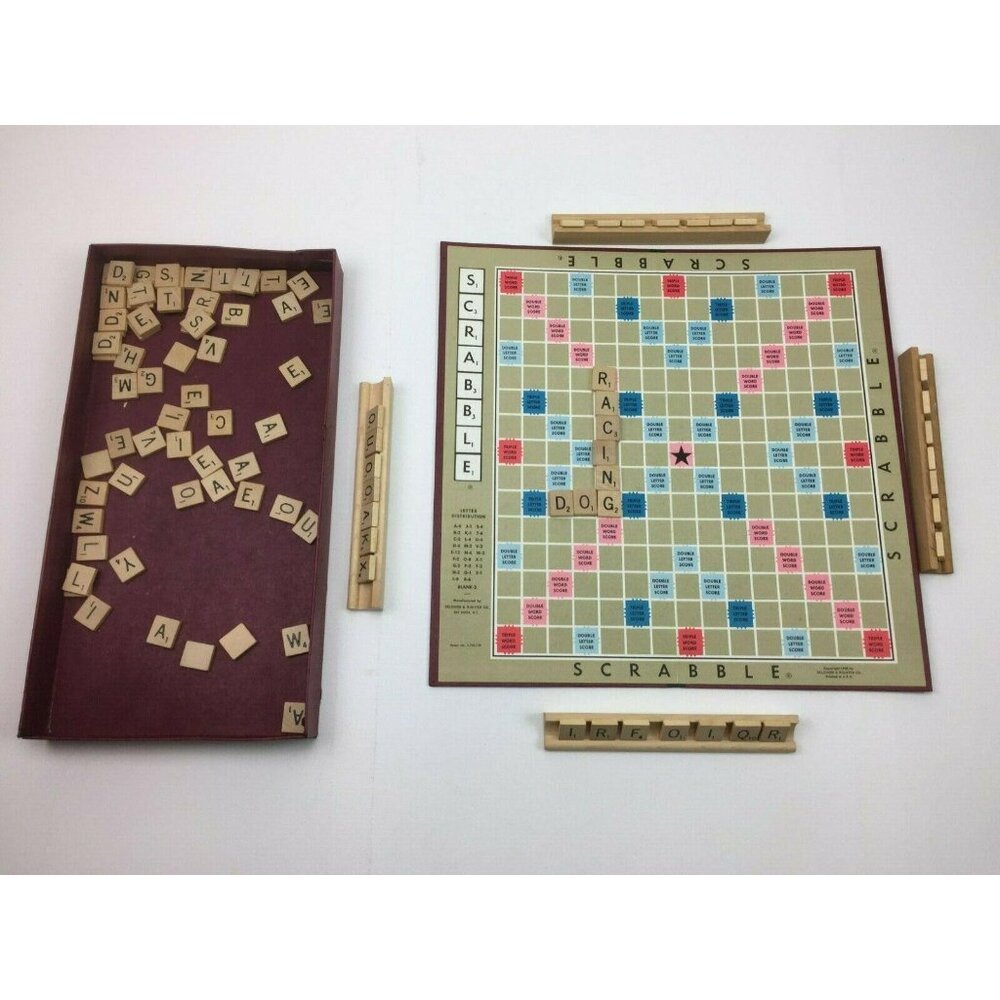 Vintage 1953 SCRABBLE Crossword Board Game SelRight USA-Made